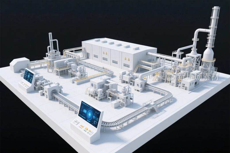 工业设施模型图