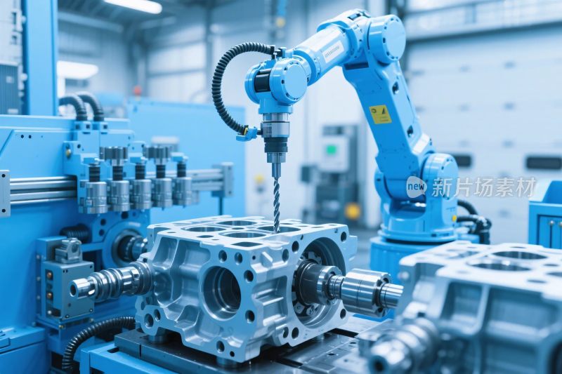 工业机械臂加工场景