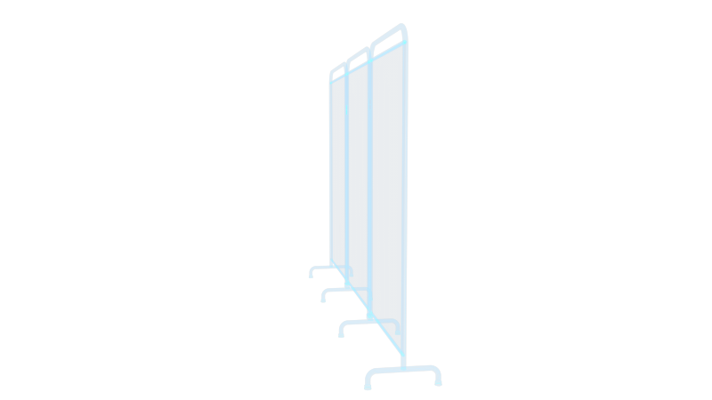 医用屏风 医院遮挡隐私 私密空间手术室2