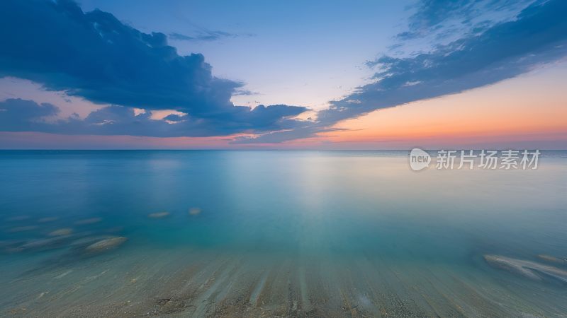 金色海岸的日落