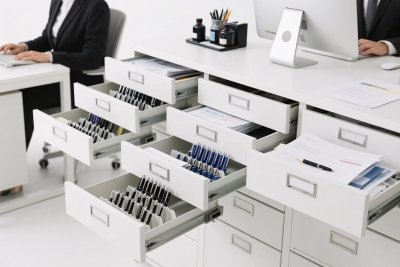 办公室抽屉文具收纳
