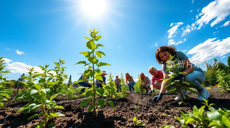 阳光下的绿色梦想