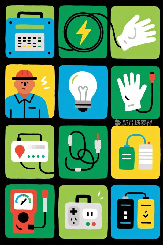 工业电力相关图标集合