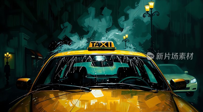 雨夜出租车