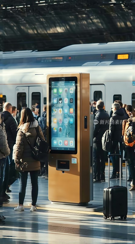 智能自助服务机便捷出行新体验