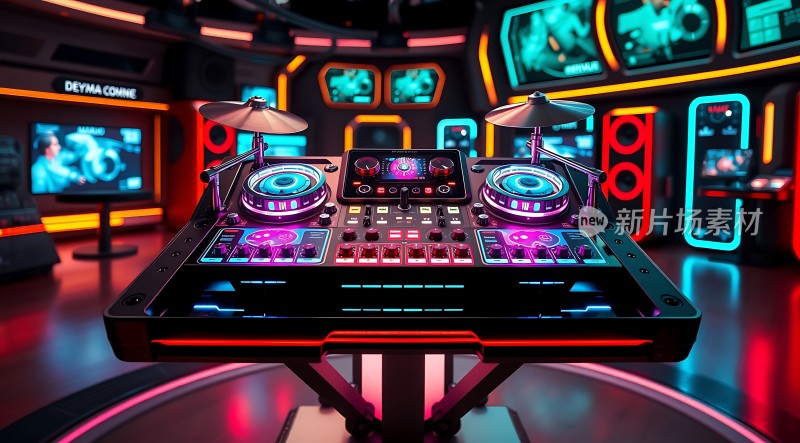 未来科技感DJ台
