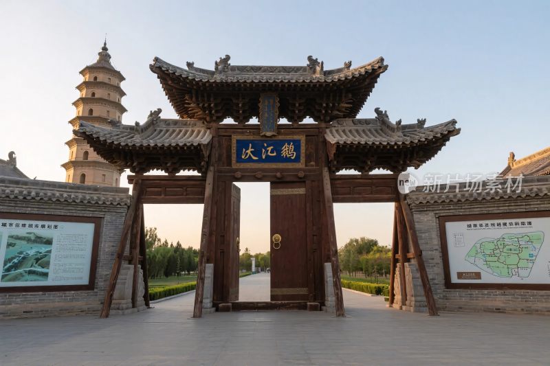 大汗门景区古建牌坊