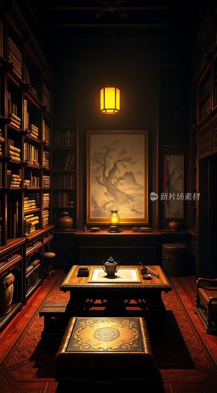 古风书房雅致静好