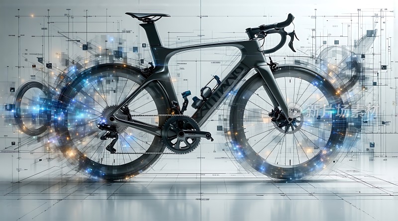 碳纤维自行车设计图