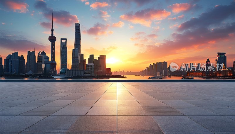 上海外滩日落美景