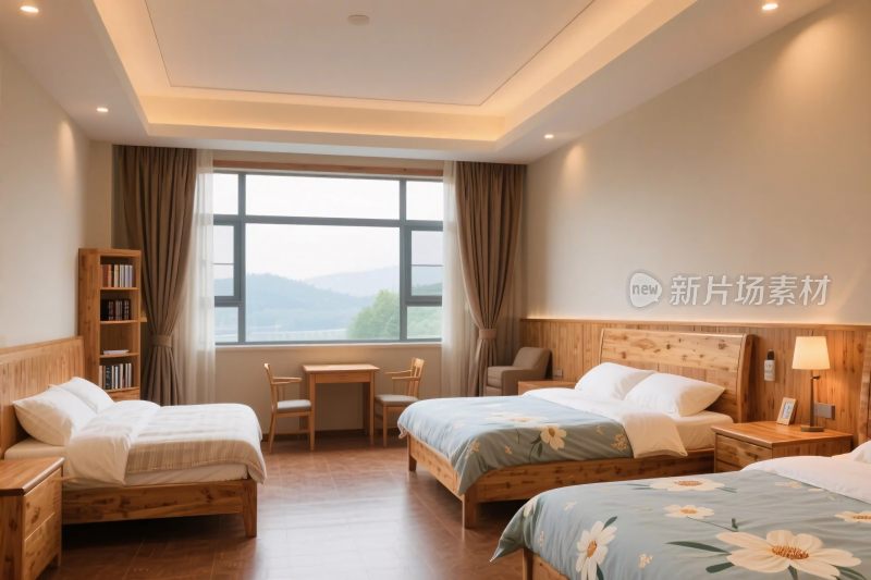 酒店客房室内图