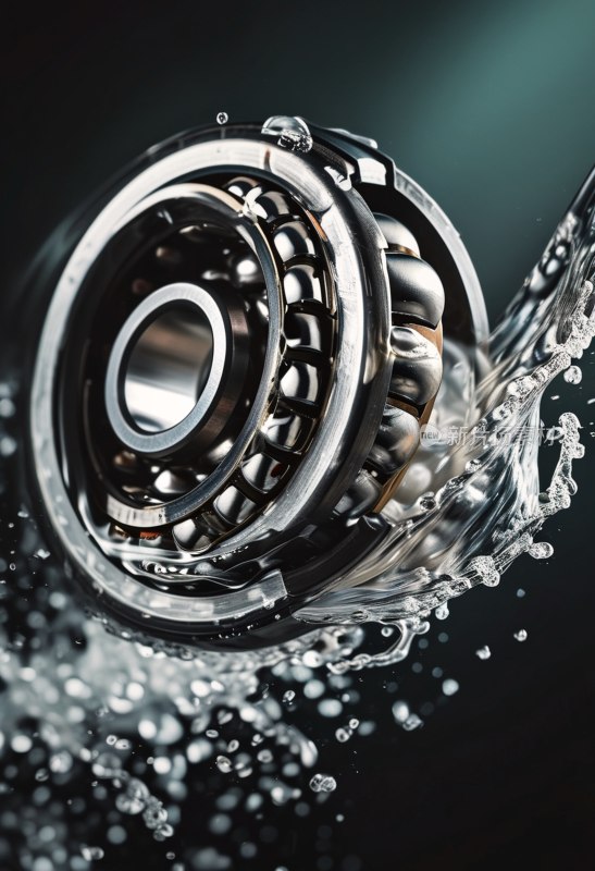 滚珠轴承运转特写