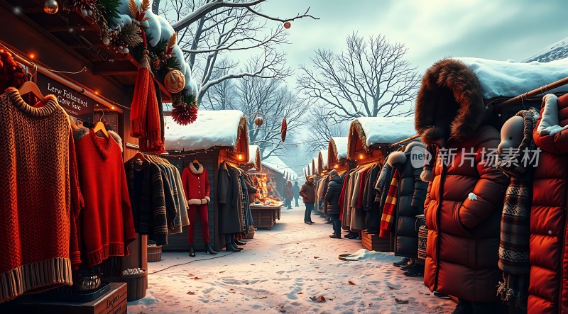 冬日集市暖意融融