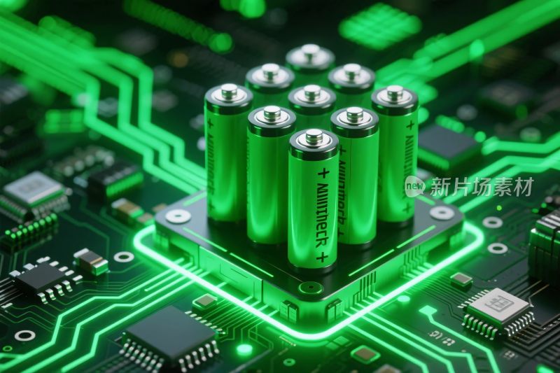 绿色电路板电池科技装置