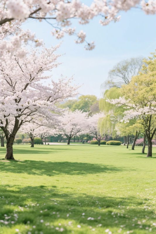春日樱花公园美景