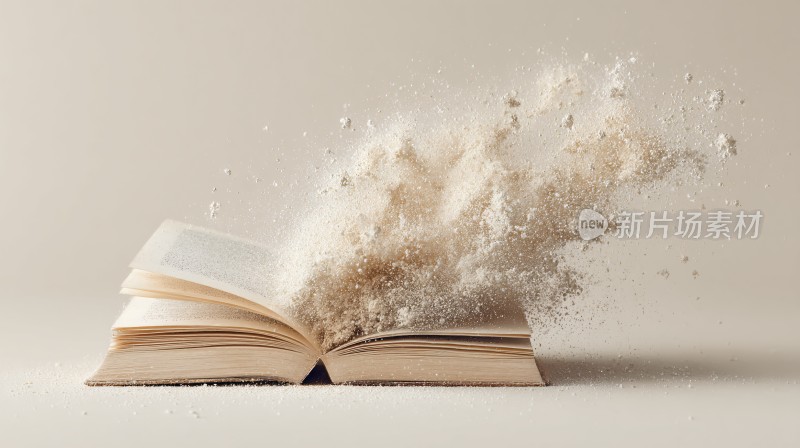 飞扬书页创意画面