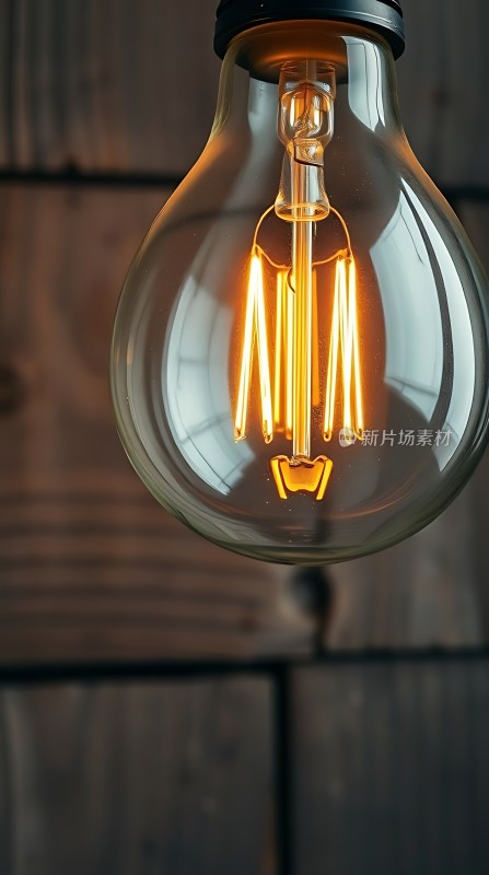 复古灯泡温暖照明