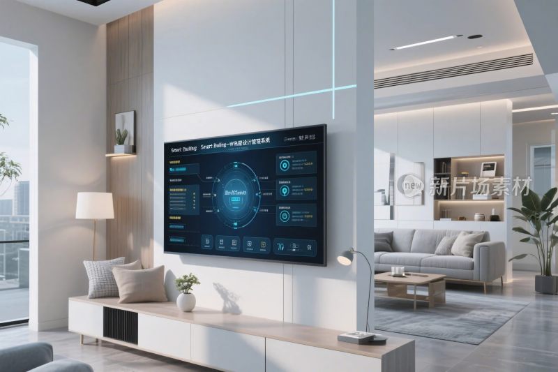 现代简约智能家居场景
