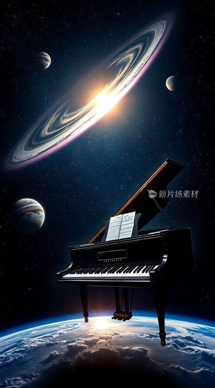 钢琴奏响宇宙乐章