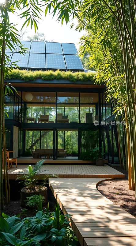 绿色生态住宅太阳能与自然和谐共处