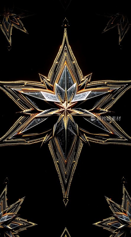 璀璨星芒闪耀夜空