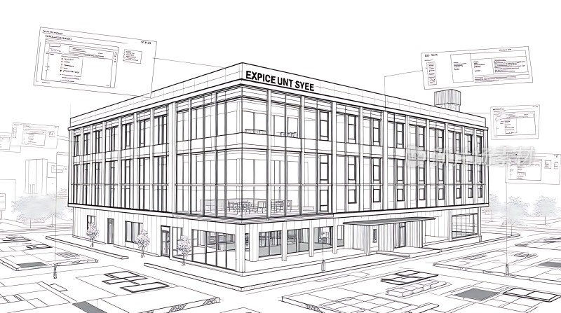 现代建筑设计图