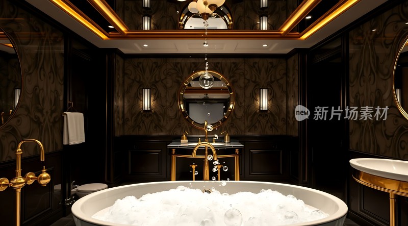 金色卫浴奢华浴缸