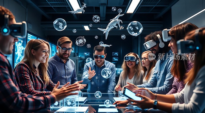 未来科技实验室虚拟现实互动体验