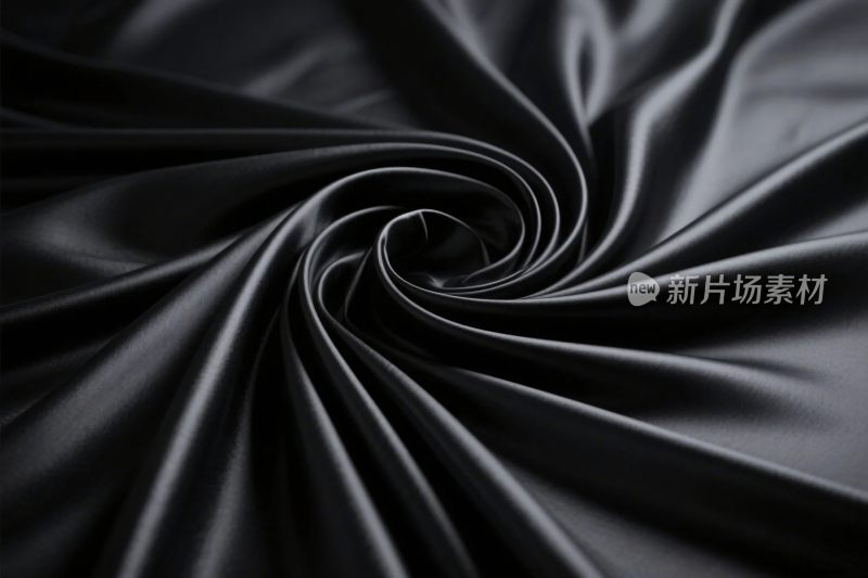 黑色缎面布纹