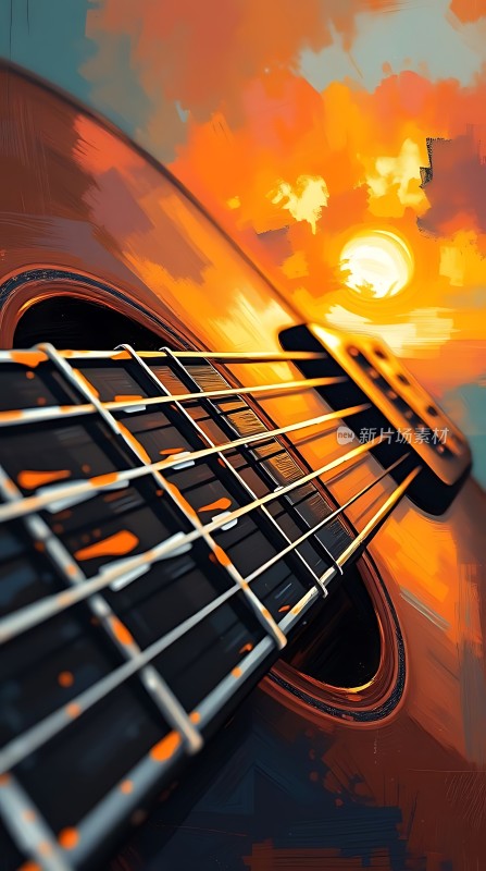 日落下的吉他旋律