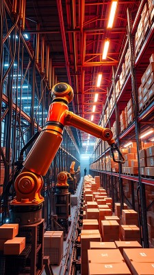 智能仓储机器人高效作业 智能仓储机器人高效作业