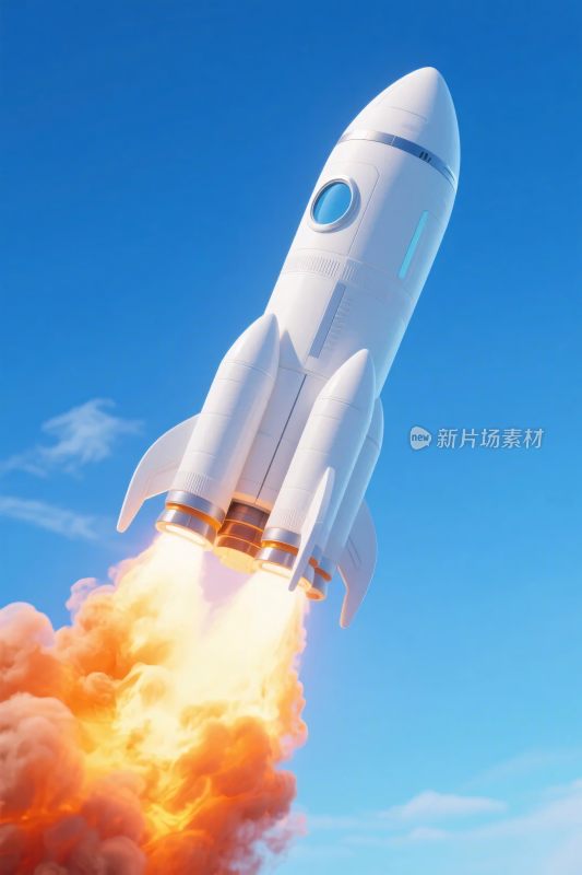 火箭升空发射图