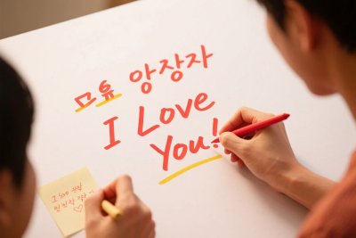 两人互动书写爱语场景 两人互动书写爱语场景