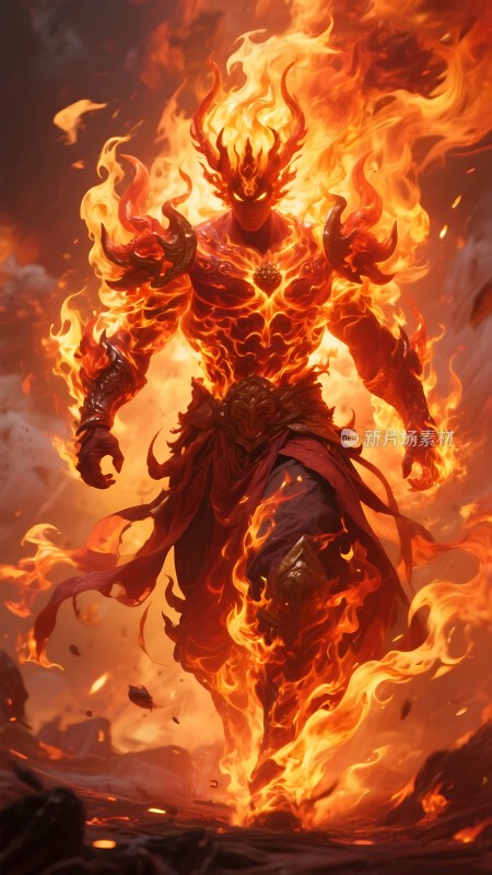 火焰恶魔燃烧世界的力量