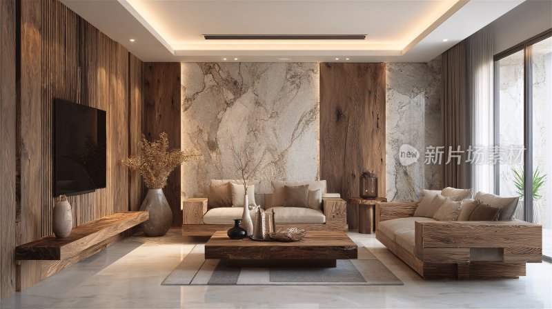 现代简约风客厅室内设计