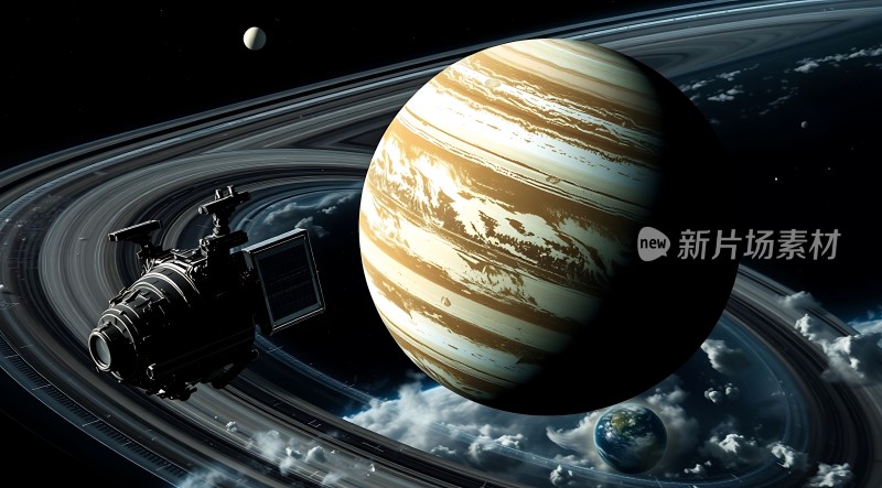 探索未知太空探测器与神秘星球之旅