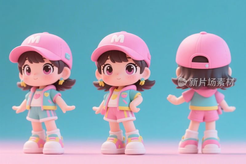 卡通玩偶造型展示