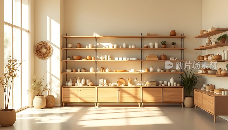 阳光下的温馨家居简约生活美学展示