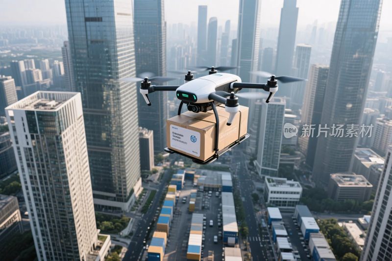 无人机配送城市场景