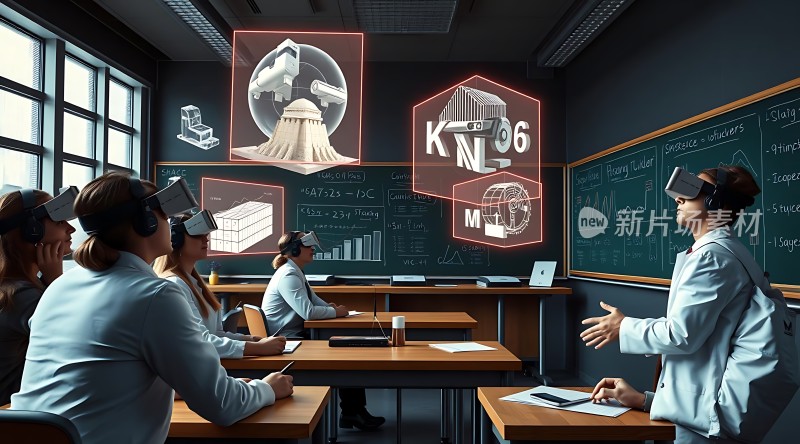 虚拟现实课堂互动教学体验