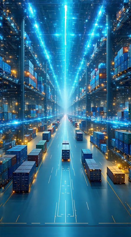 未来仓库智能物流中心