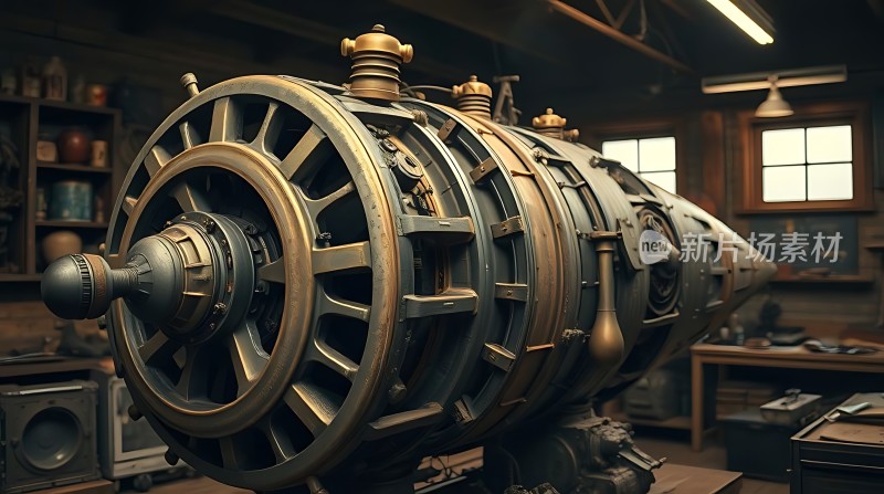 蒸汽机时代复古机械之美