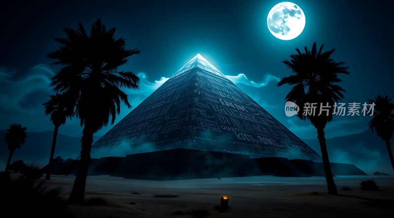月下金字塔秘境探秘