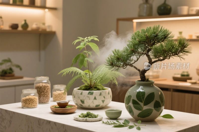 室内绿植装饰场景