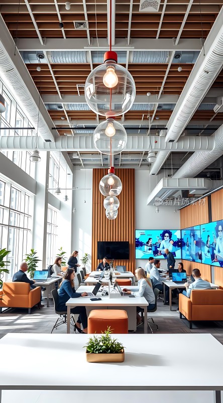 现代办公空间高效协作环境