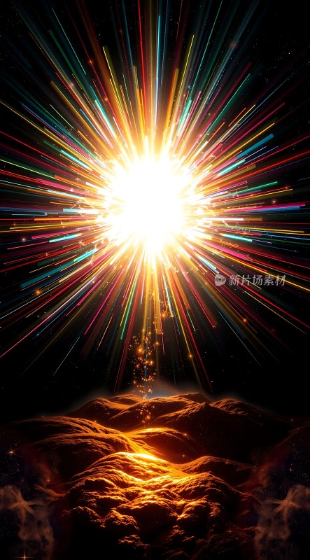 光芒四射的宇宙奇观