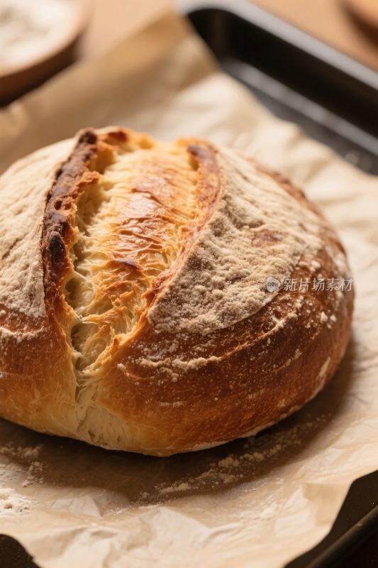 烤面包特写画面