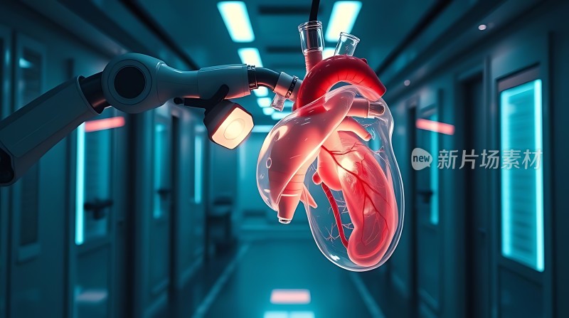机械臂操作透明心脏