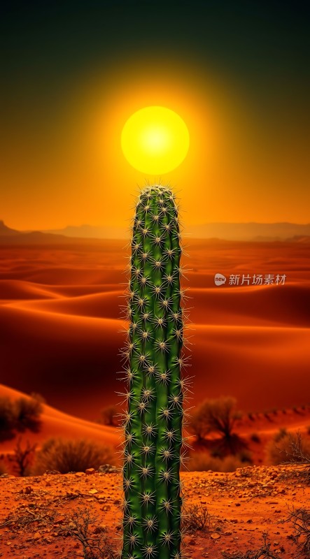 沙漠中的坚韧生命