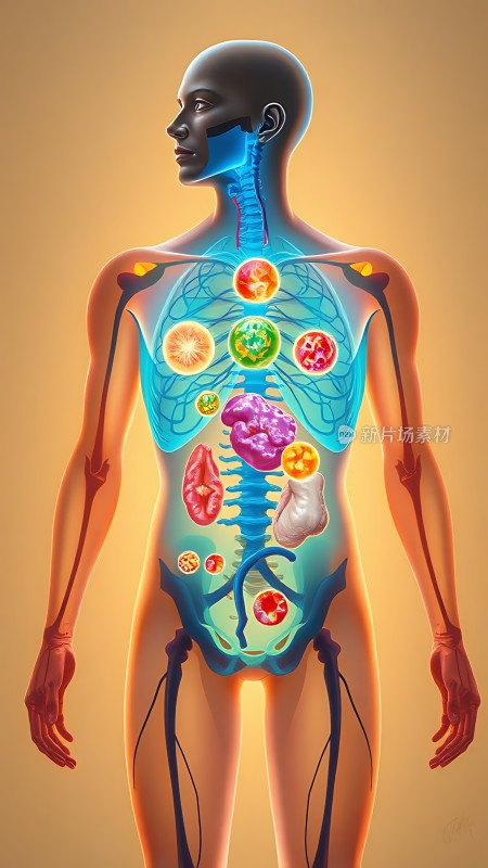 人体内部器官全览图